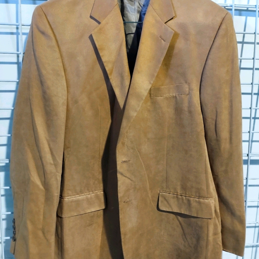 Chaps 2 Button 100% Polyester Sport Coat Size 44L